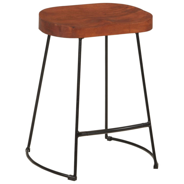 Scaune de bar Gavin 2 buc. 45,5x38x53 cm lemn masiv de mango - WALTI WALTI