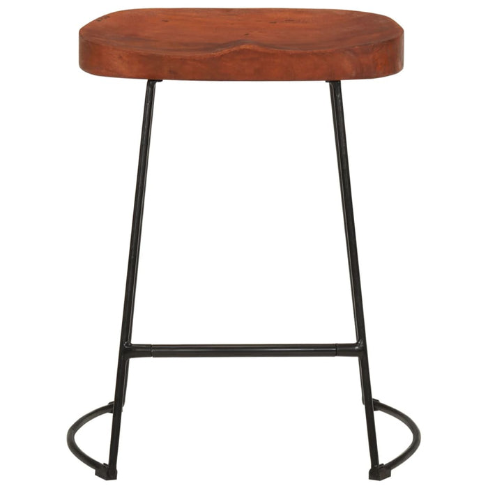 Scaune de bar Gavin 2 buc. 45,5x38x53 cm lemn masiv de mango - WALTI WALTI