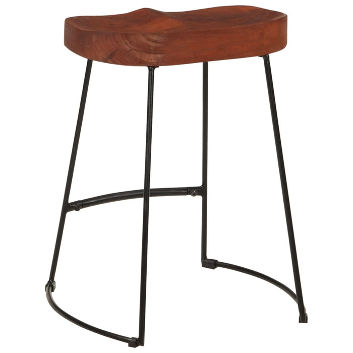 Scaune de bar Gavin 2 buc. 45,5x38x53 cm lemn masiv de mango - WALTI WALTI