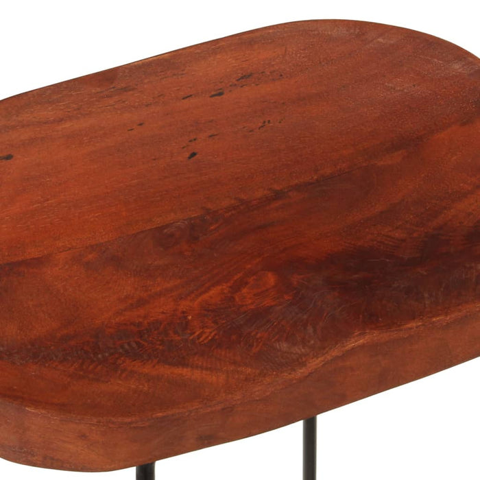 Scaune de bar Gavin 2 buc. 45,5x38x53 cm lemn masiv de mango - WALTI WALTI