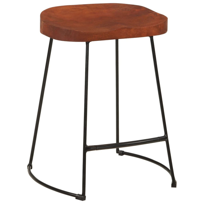 Scaune de bar Gavin 2 buc. 45,5x38x53 cm lemn masiv de mango - WALTI WALTI