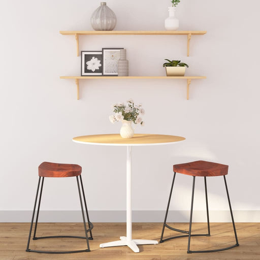 Scaune de bar Gavin 2 buc. 45,5x38x53 cm lemn masiv de mango - WALTI WALTI