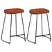 Scaune de bar Gavin 2 buc. 45x40x63 cm lemn masiv de mango - WALTI WALTI