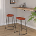 Scaune de bar Gavin 2 buc. 45x40x63 cm lemn masiv de mango - WALTI WALTI