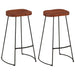 Scaune de bar Gavin 2 buc. 50x40x78 cm lemn masiv de mango - WALTI WALTI