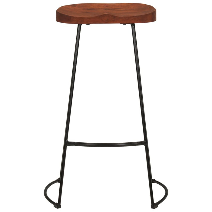 Scaune de bar Gavin 2 buc. 50x40x78 cm lemn masiv de mango - WALTI WALTI