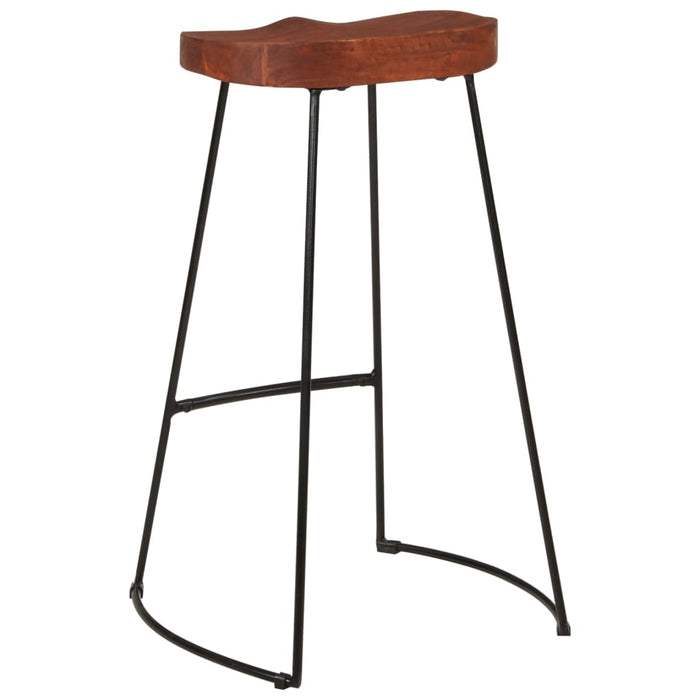 Scaune de bar Gavin 2 buc. 50x40x78 cm lemn masiv de mango - WALTI WALTI
