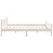 Cadru de pat King Size, alb, 150x200 cm, lemn masiv - WALTI WALTI
