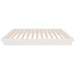 Cadru de pat King Size, alb, 150x200 cm, lemn masiv - WALTI WALTI