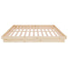 Cadru de pat Super King, 180x200 cm, lemn masiv - WALTI WALTI