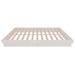 Cadru de pat Super King, alb, 180x200 cm, lemn masiv - WALTI WALTI