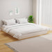 Cadru de pat Super King, alb, 180x200 cm, lemn masiv - WALTI WALTI