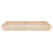 Cadru de pat mic single, 75x190 cm, lemn masiv - WALTI WALTI
