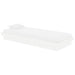 Cadru de pat mic single, alb, 75x190 cm, lemn masiv - WALTI WALTI