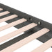 Cadru de pat mic single, gri, 75x190 cm, lemn masiv - WALTI WALTI