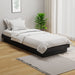 Cadru de pat mic single, gri, 75x190 cm, lemn masiv - WALTI WALTI