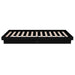 Cadru de pat mic single, negru, 75x190 cm, lemn masiv - WALTI WALTI