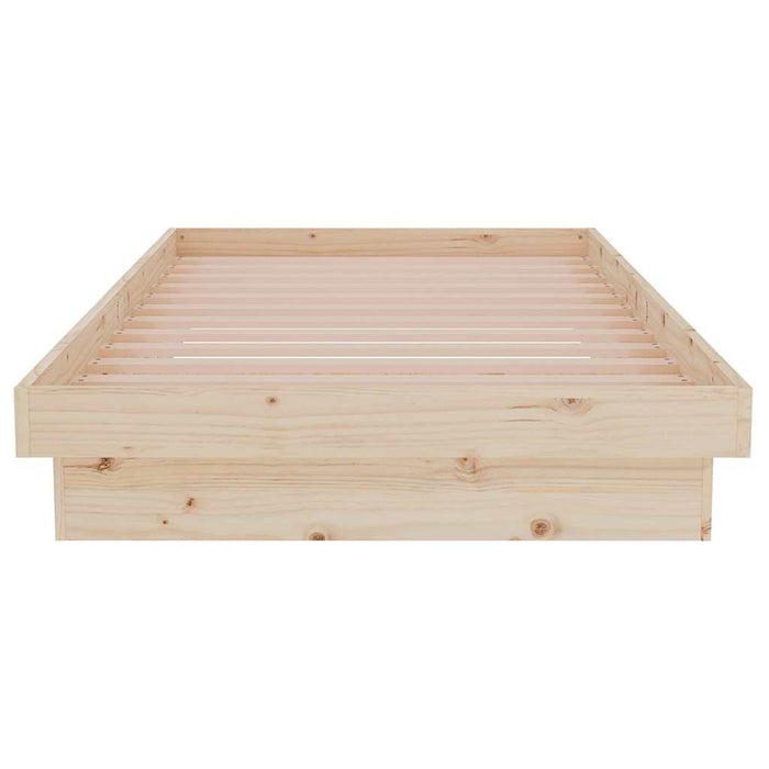 Cadru de pat single, 90x190 cm, lemn masiv - WALTI WALTI
