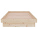 Cadru de pat single, 90x190 cm, lemn masiv - WALTI WALTI