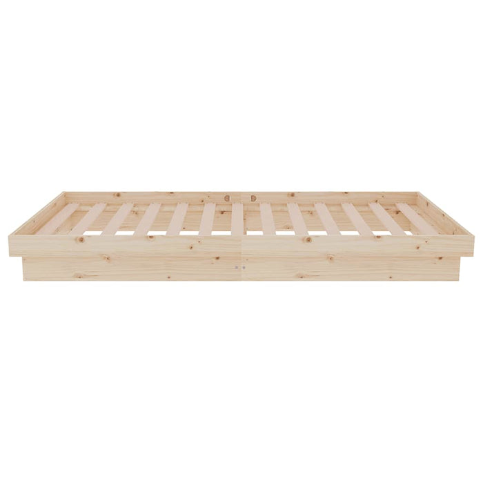 Cadru de pat single, 90x190 cm, lemn masiv - WALTI WALTI