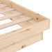 Cadru de pat single, 90x190 cm, lemn masiv - WALTI WALTI