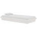 Cadru de pat single, alb, 90x190 cm, lemn masiv - WALTI WALTI