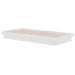 Cadru de pat single, alb, 90x190 cm, lemn masiv - WALTI WALTI