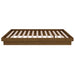 Cadru de pat mic dublu, maro miere, 120x190 cm, lemn masiv - WALTI WALTI
