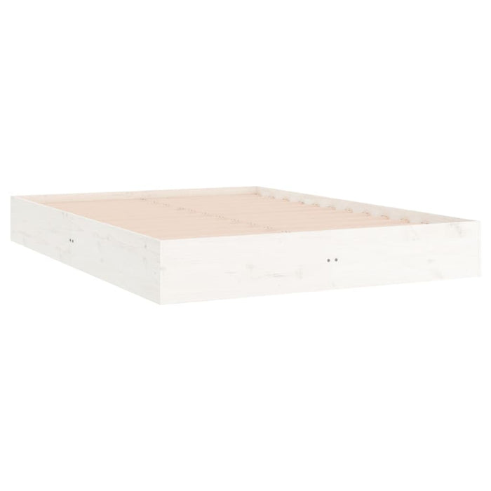 Cadru de pat King Size, alb, 150x200 cm, lemn masiv - WALTI WALTI