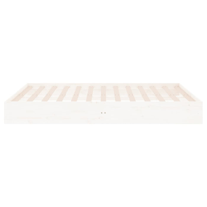 Cadru de pat King Size, alb, 150x200 cm, lemn masiv - WALTI WALTI