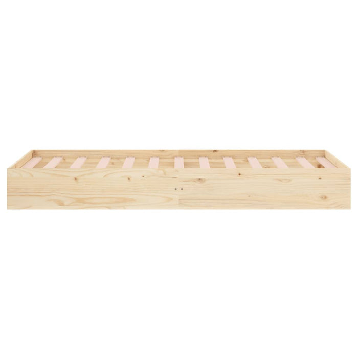 Cadru de pat single, 90x190 cm, lemn masiv - WALTI WALTI