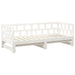 Pat extensibil de zi, alb, 2x(80x200) cm, lemn masiv de pin - WALTI WALTI