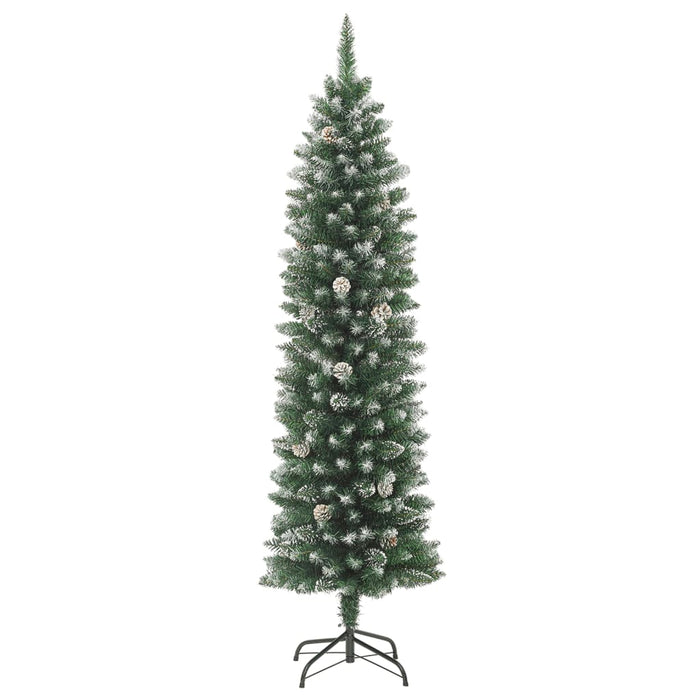 Brad de Crăciun artificial slim cu suport, 120 cm, PVC - WALTI WALTI