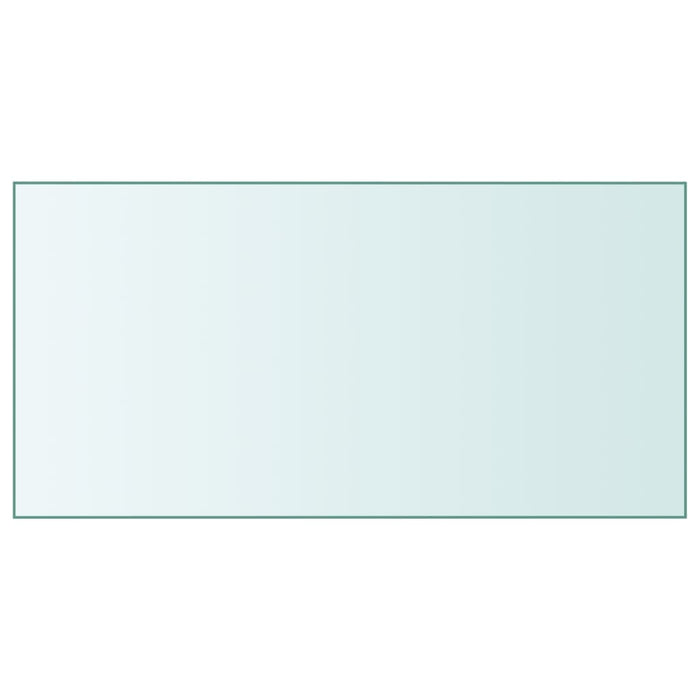 Blat de masă, transparent, 50x100 cm, sticlă securizată - WALTI WALTI