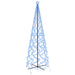Brad de Crăciun conic, 1400 LED-uri, albastru, 160x500 cm - WALTI WALTI