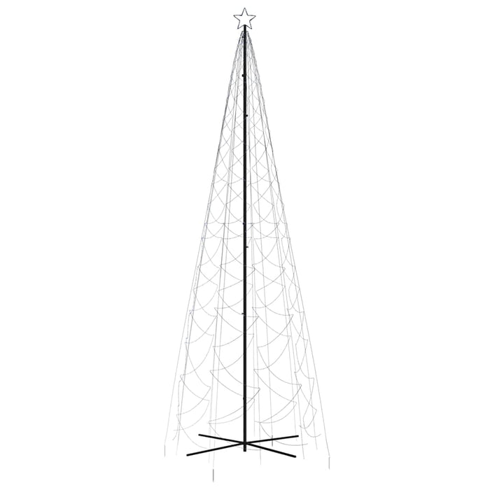 Brad de Crăciun conic, 1400 LED-uri, albastru, 160x500 cm - WALTI WALTI