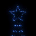 Brad de Crăciun conic, 1400 LED-uri, albastru, 160x500 cm - WALTI WALTI