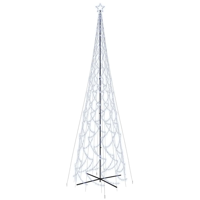 Brad de Crăciun conic, 3000 LED-uri, alb rece, 230x800 cm - WALTI WALTI