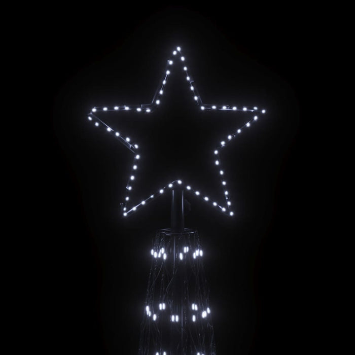 Brad de Crăciun conic, 3000 LED-uri, alb rece, 230x800 cm - WALTI WALTI