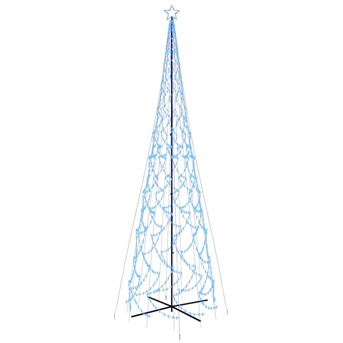 Brad de Crăciun conic, 3000 LED-uri, albastru, 230x800 cm - WALTI WALTI