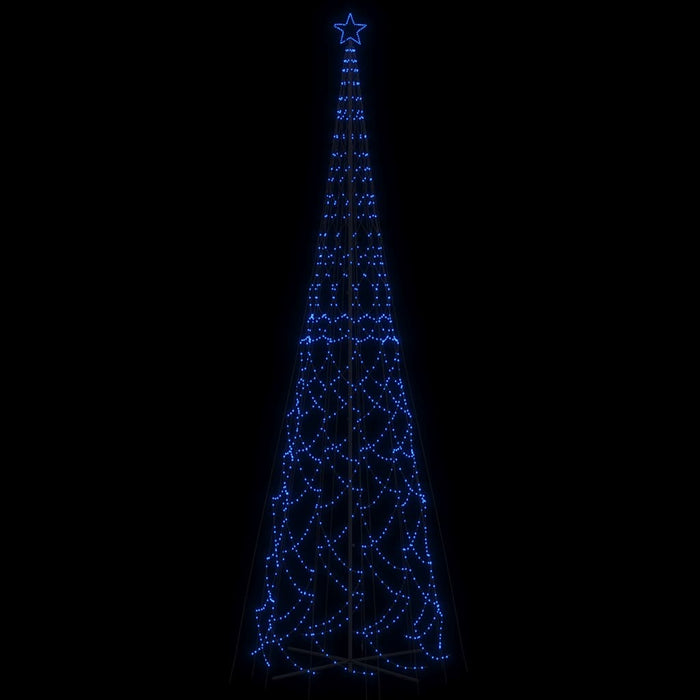 Brad de Crăciun conic, 3000 LED-uri, albastru, 230x800 cm - WALTI WALTI