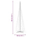 Brad de Crăciun conic, 3000 LED-uri, albastru, 230x800 cm - WALTI WALTI