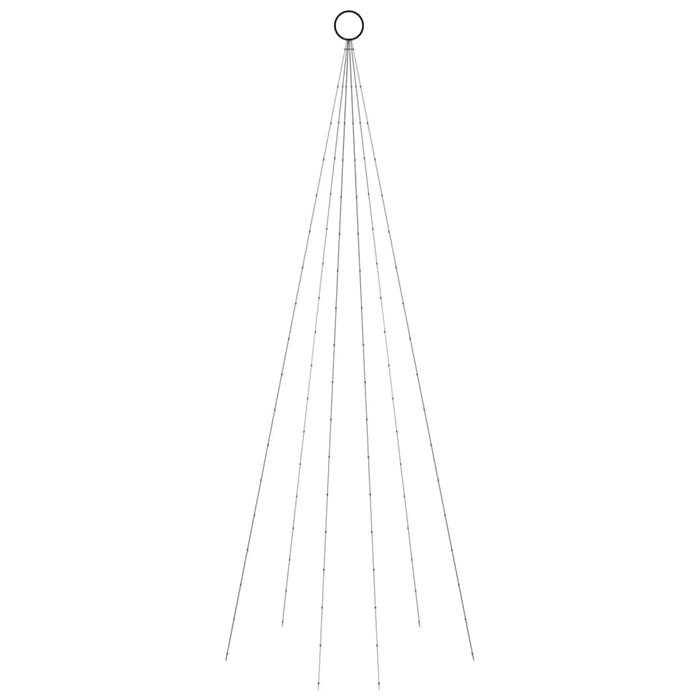Brad de Crăciun pe catarg, 108 LED-uri, multicolor, 180 cm - WALTI WALTI
