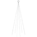 Brad de Crăciun pe catarg, 108 LED-uri, multicolor, 180 cm - WALTI WALTI