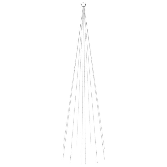 Brad de Crăciun pe catarg, 310 LED-uri, multicolor, 300 cm WALTI