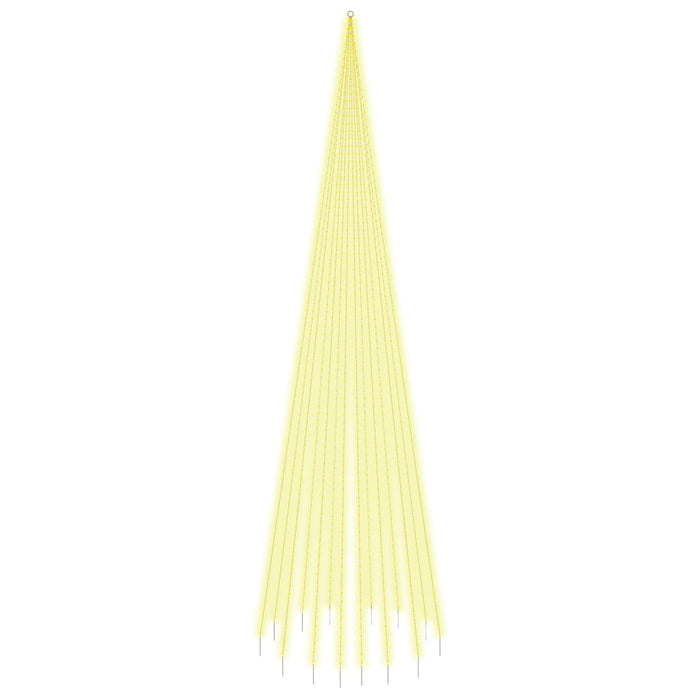 Brad de Crăciun pe catarg, 1134 LED-uri, alb cald, 800 cm - WALTI WALTI