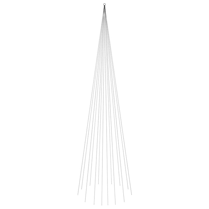 Brad de Crăciun pe catarg, 1134 LED-uri, alb rece, 800 cm - WALTI WALTI