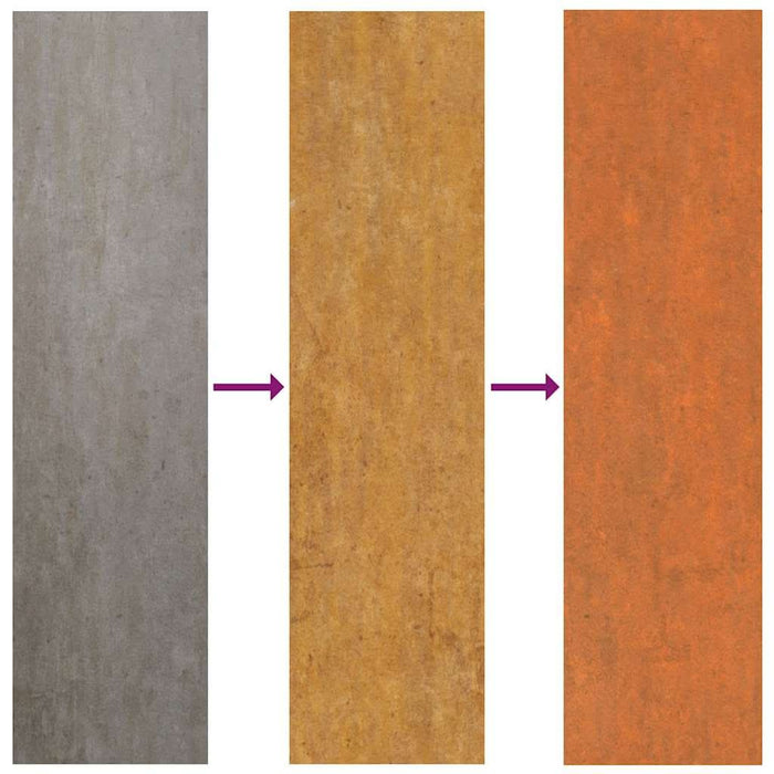 Strat înălțat de grădină, ruginiu, 100x40x45 cm, oțel corten - WALTI WALTI