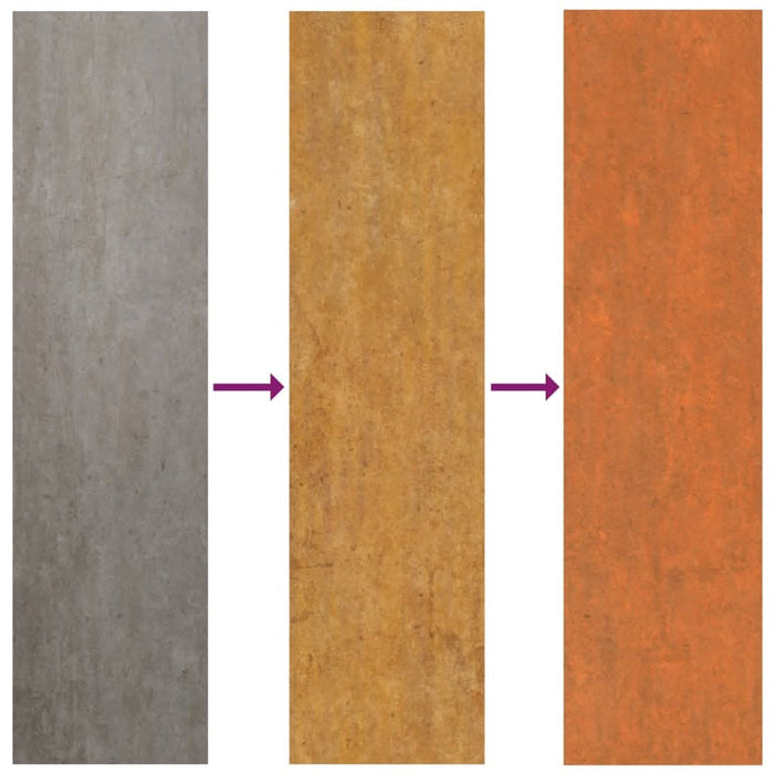 Strat înălțat de grădină, ruginiu, 100x40x77 cm, oțel corten - WALTI WALTI