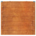 Strat înălțat de grădină, ruginiu, 400x80x77 cm, oțel corten - WALTI WALTI